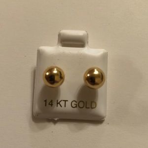 14k yellow Gold earrings